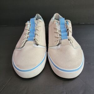 Radii Lunchbox Sneakers Men's 11 White Gray Blue Suede Low Lifestyle Skate Shoes